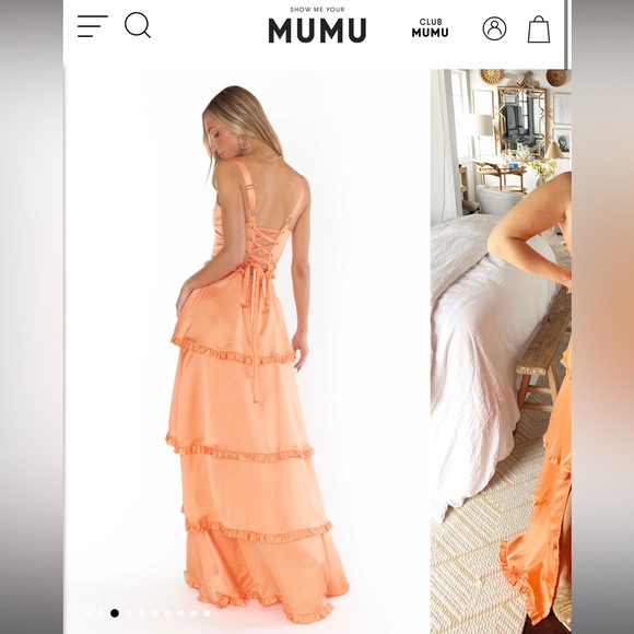 Show Me Your MuMu Lady Corset Prom Dress (sold out on website) - Picture 3 of 4